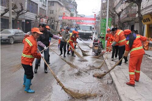 建筑垃圾清运实景